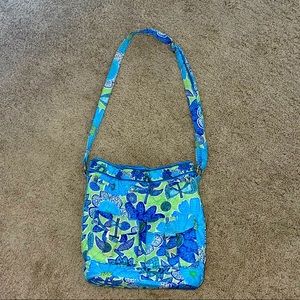 Vera Bradley Doodle Daisy Quick Draw Crossbody Bag